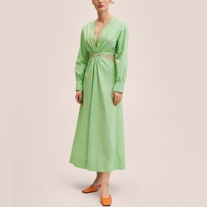 🎬 ASO TV - MANGO Cotton Cutout Dress